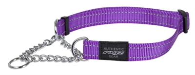 Rogz for dogs fanbelt halfslip halsband paars