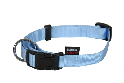 Martin halsband basic nylon blauw