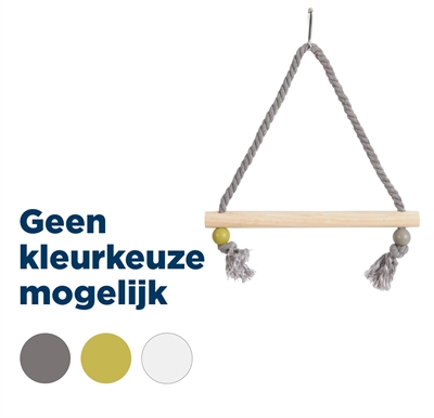 Zolux schommel hout met touw assorti