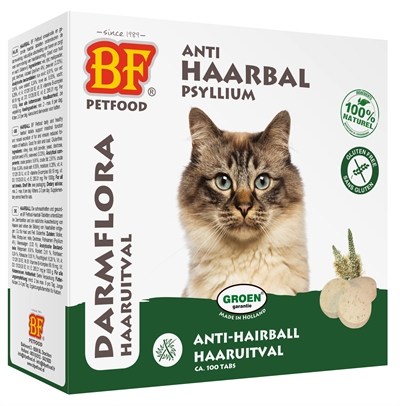 Bf petfood kattensnoepje hairball bij haarbal