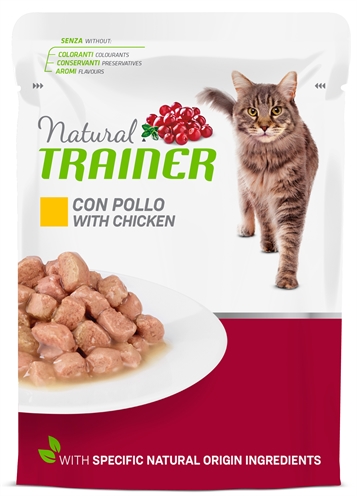 Natural trainer cat adult chicken pouch