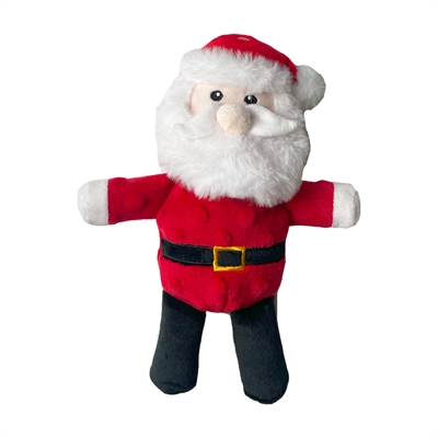 Happy pet cuddly festive kerstman