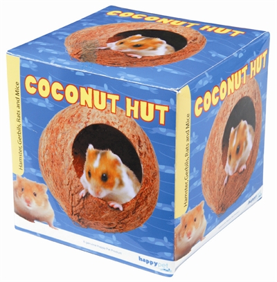 Happy pet coconut hut