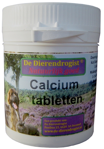 Dierendrogist calcium tabletten