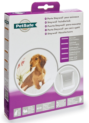 Petsafe kattenluik small wit / transparant