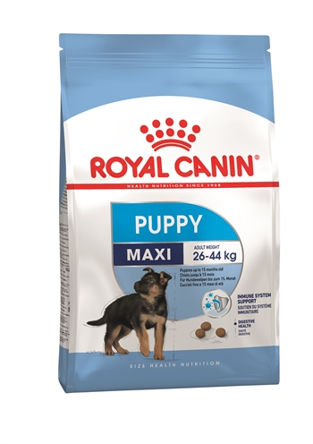 ROYAL CANIN Hondenvoer MAXI PUPPY Ondersteunt groei en natuurlijke afweer, goede spijsvertering - 4 kg