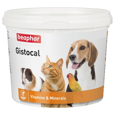 BEAPHAR Aanvullend diervoeder hond GISTOCAL Stimuleert groei & weerstand, vermindert huidproblemen - 500 g