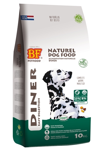 BF PETFOOD Hondenvoer DINER Licht verteerbaar, hoog vleesaandeel (rund & kip & wild) - 10 kg