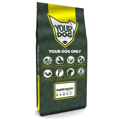 YOURDOG Hondenvoer CIMARRÓN URUGUAYO PUP Buffel & Gevogelte, Spirulina & Glucosamine - 12 kg