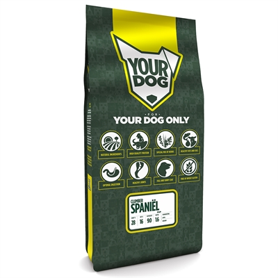 YOURDOG Hondenvoer CLUMBER SPANIËL PUP Buffel & gevogelte, chondroïtine voor sterke gewrichten, gezonde vacht en darmflora - Naturel - 12 kg